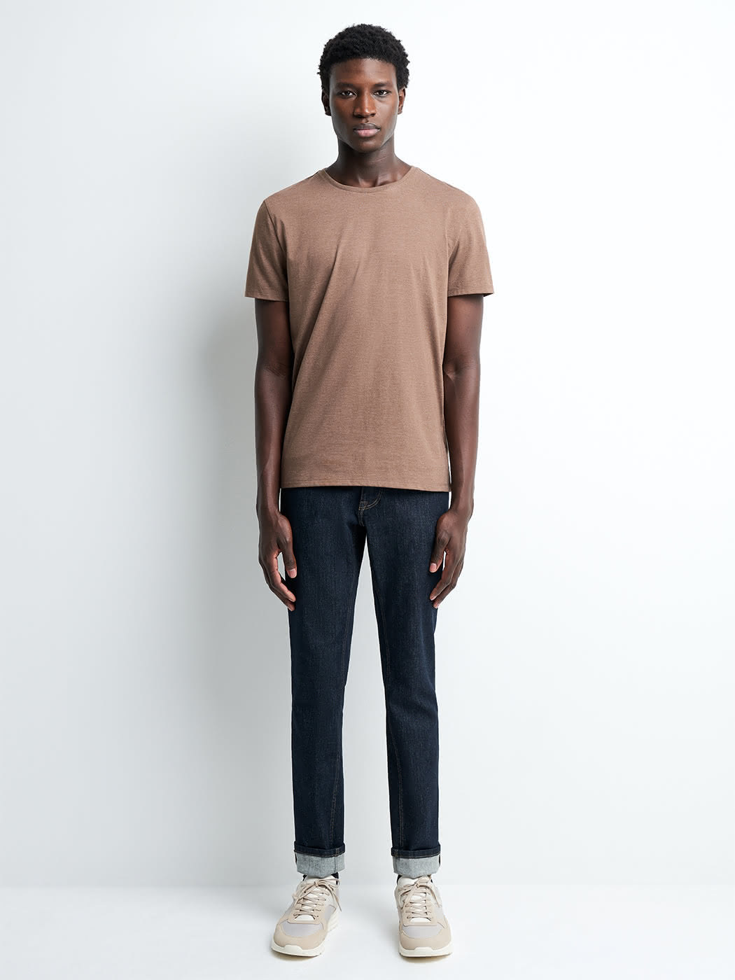 T-shirt col rond en coton Supima - DEVRED 1902