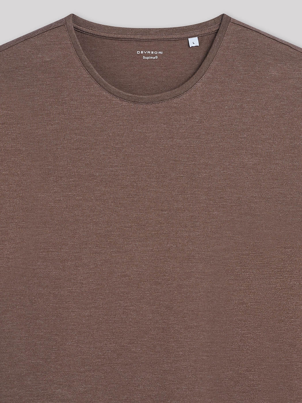 T-shirt col rond en coton Supima - DEVRED 1902