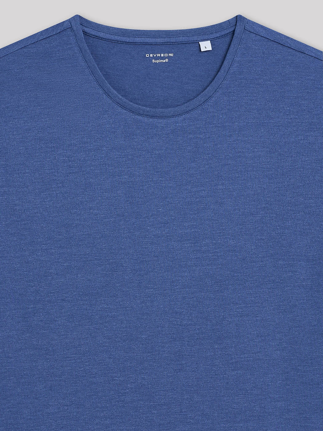 T-shirt col rond en coton Supima - DEVRED 1902