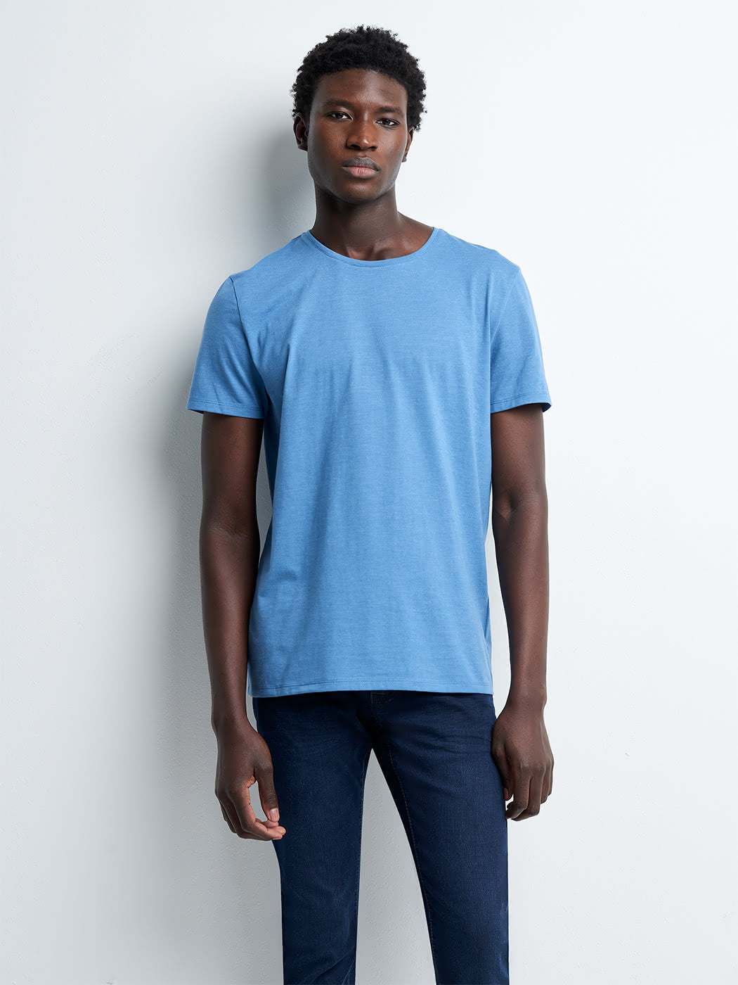 T-shirt col rond en coton Supima - DEVRED 1902