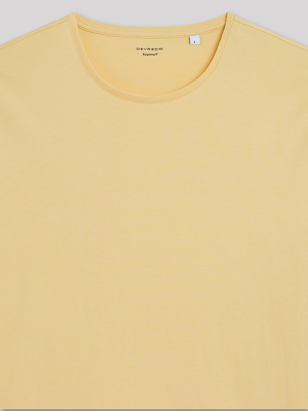 T-shirt col rond 100% coton Supima - DEVRED 1902