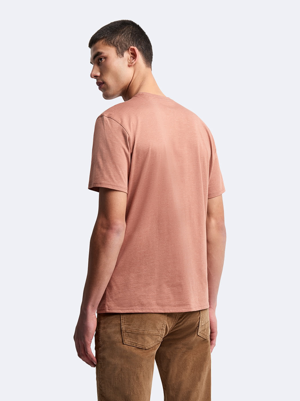 T-shirt col rond en coton à motif - DEVRED 1902