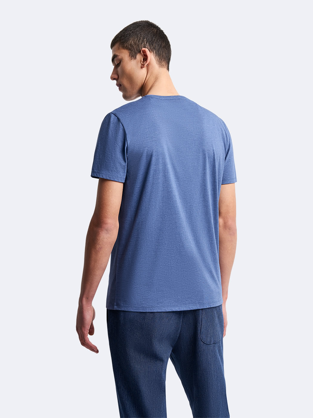 T-shirt col v en coton Supima - DEVRED 1902