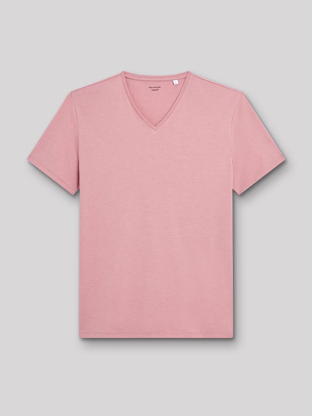 T-shirt col v en coton Supima - DEVRED 1902