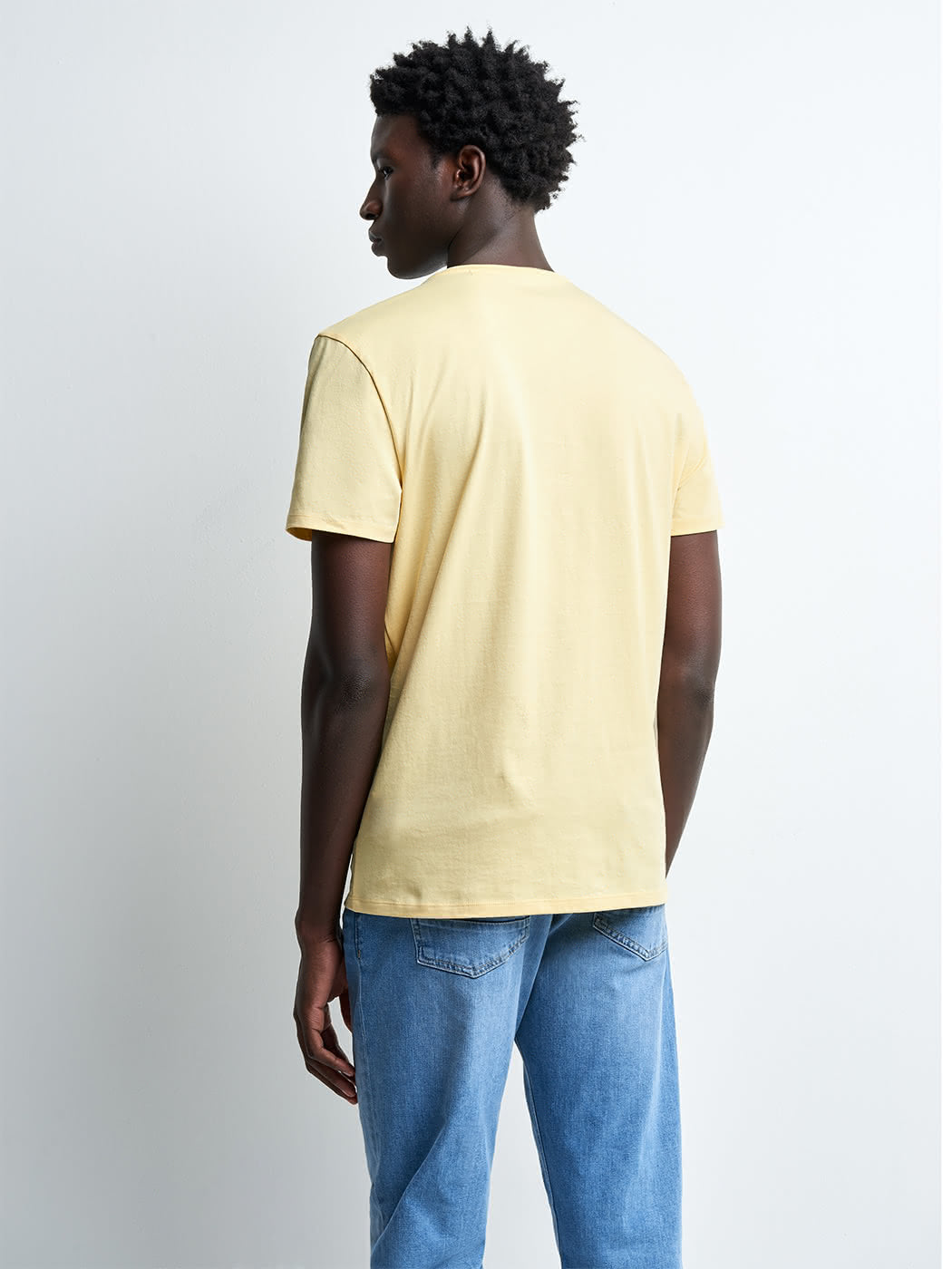 T-shirt col v en coton Supima - DEVRED 1902
