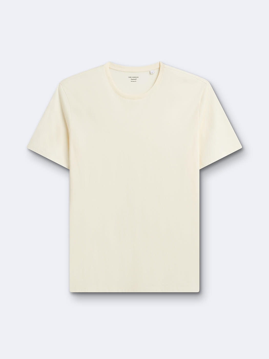 T-shirt col rond 100% coton Supima - DEVRED 1902