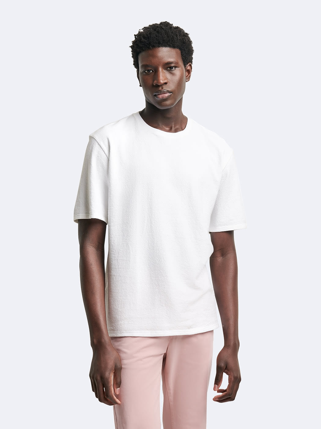 T-shirt col rond en coton éponge - DEVRED 1902