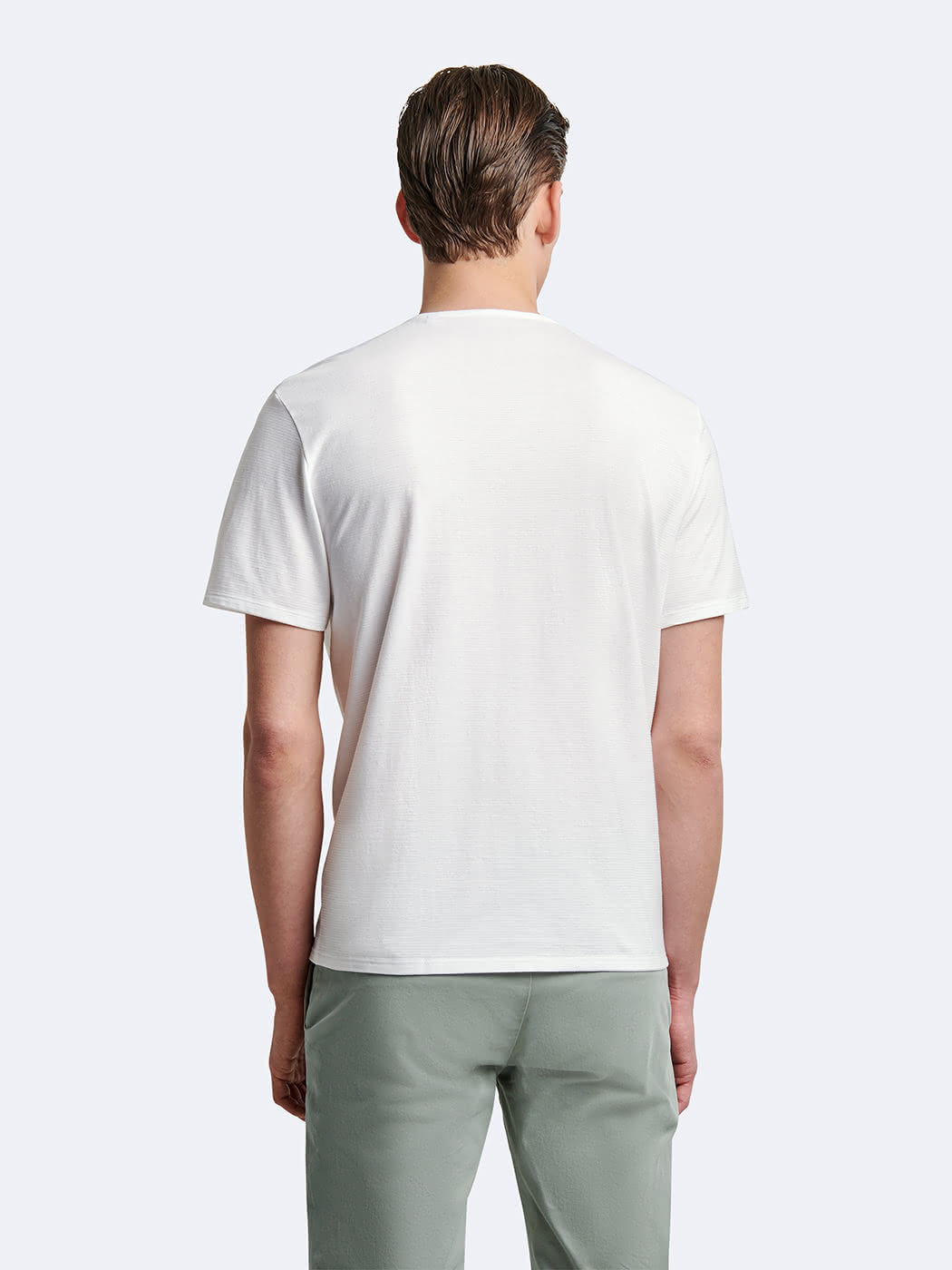 T-shirt col tunisien en coton - DEVRED 1902