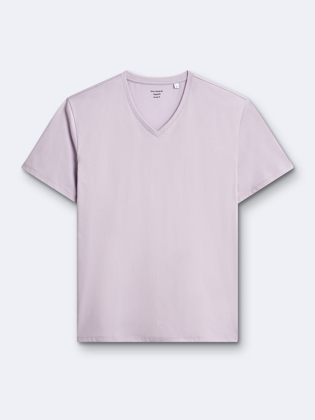 T-shirt col v en coton Supima - DEVRED 1902