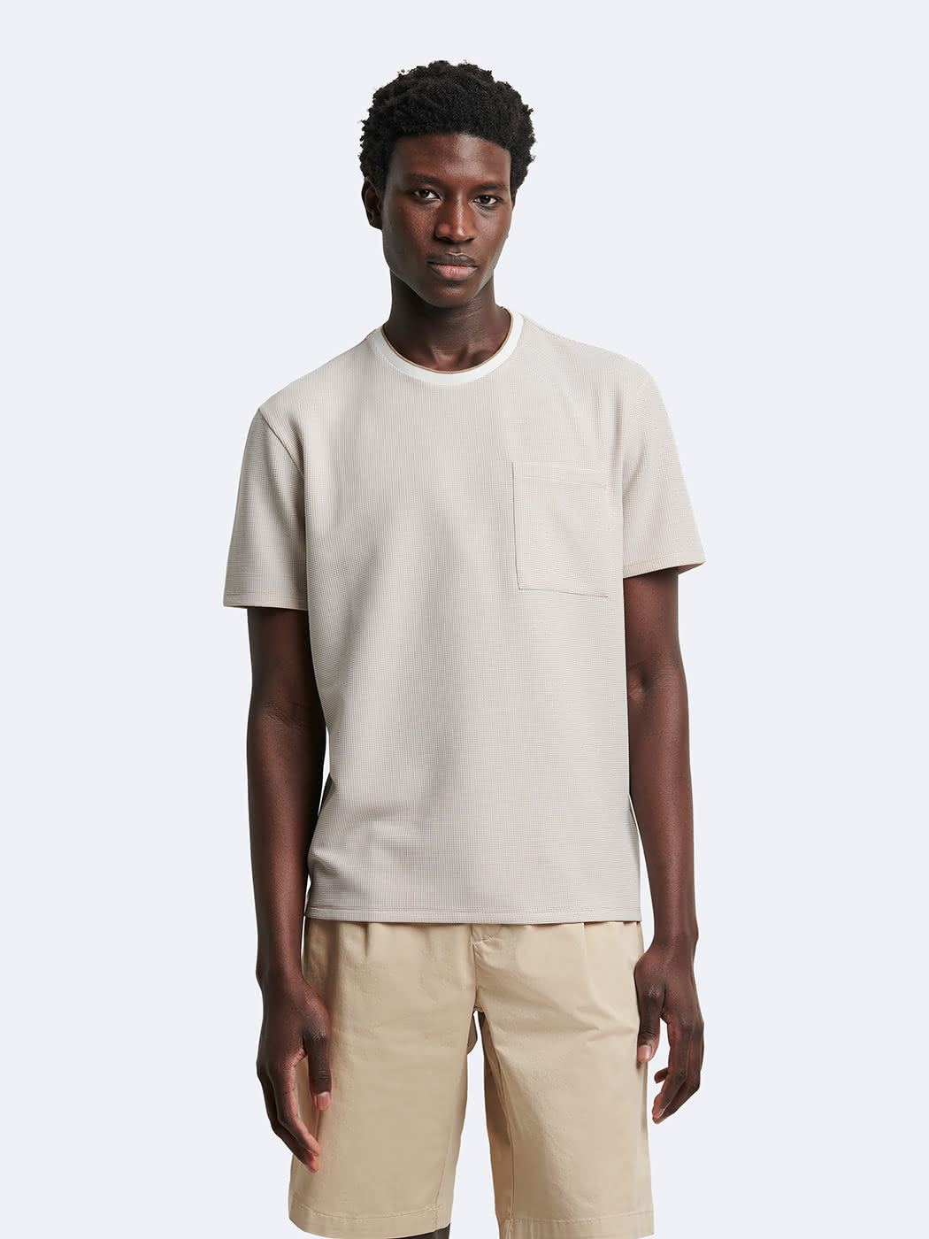 T-shirt en coton faux-uni - DEVRED 1902