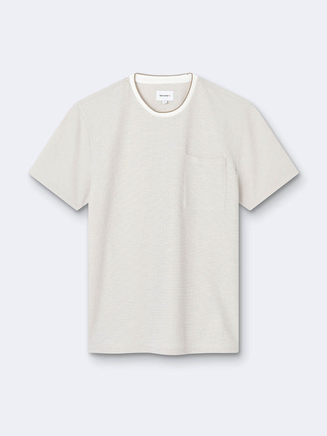 T-shirt en coton faux-uni - DEVRED 1902
