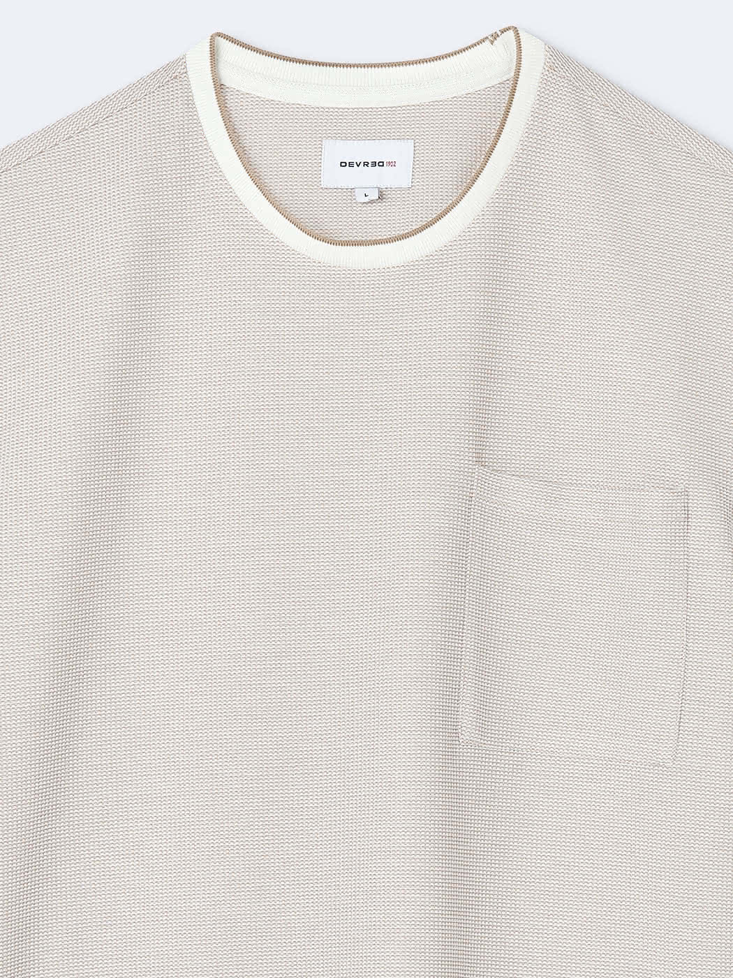 T-shirt en coton faux-uni - DEVRED 1902