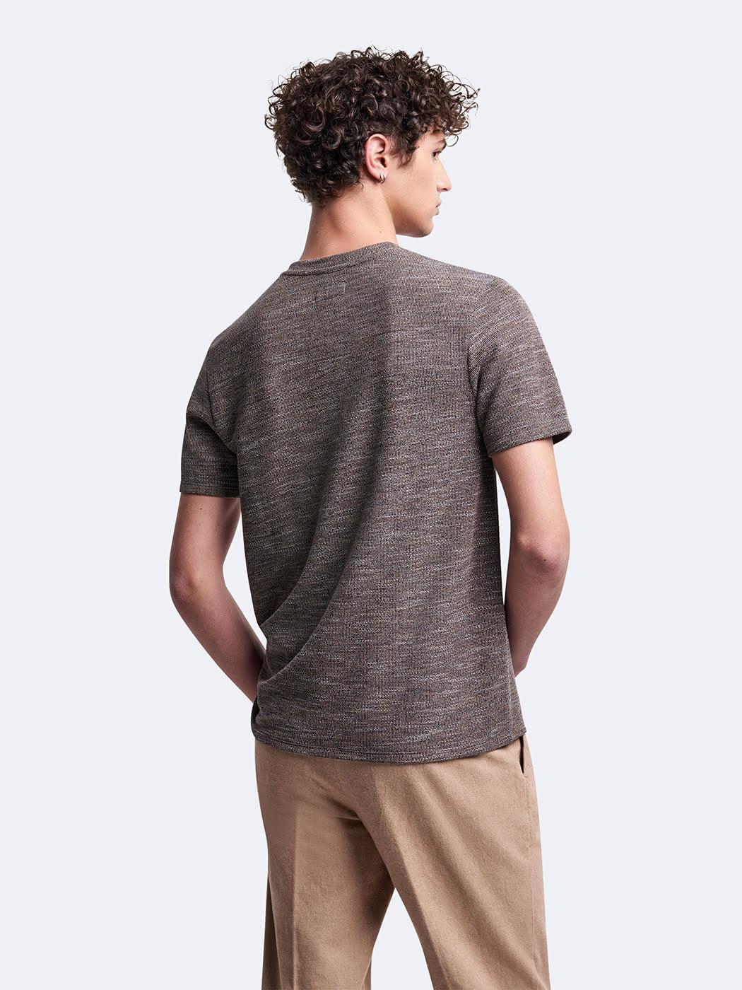 T-shirt en coton col tunisien - DEVRED 1902