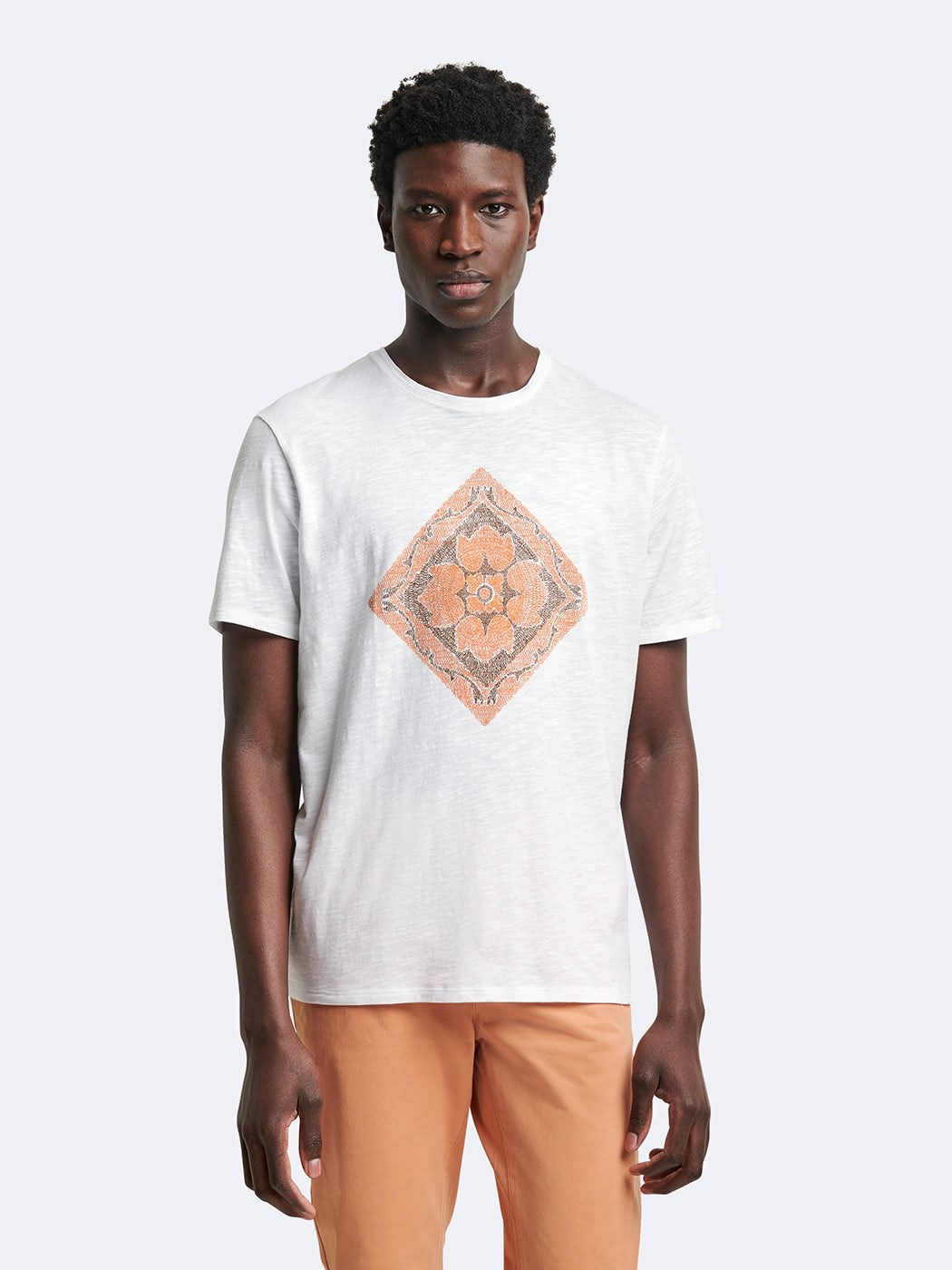 T-shirt 100% coton à motif devant - DEVRED 1902