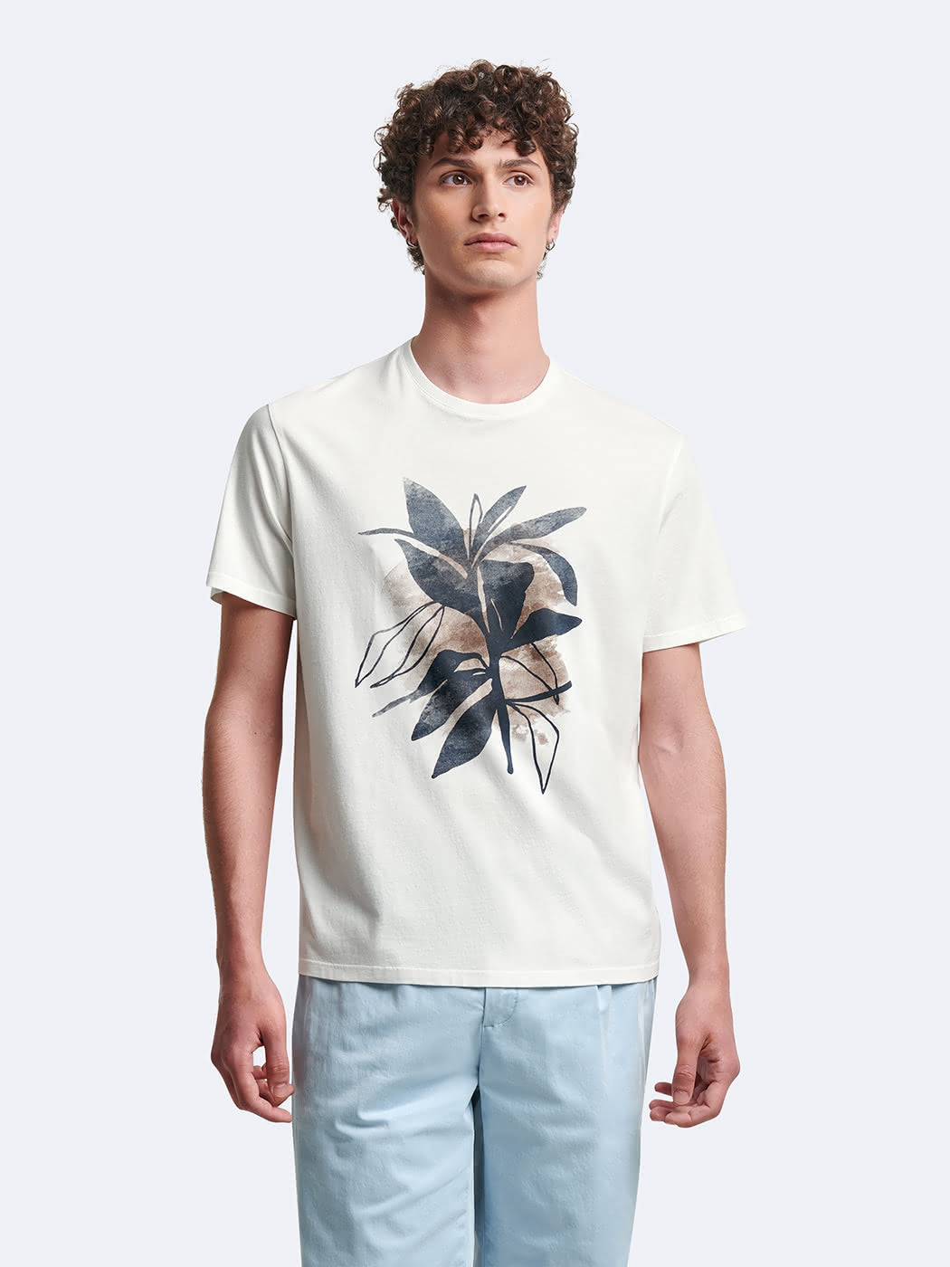 T-shirt 100% coton à motif devant - DEVRED 1902