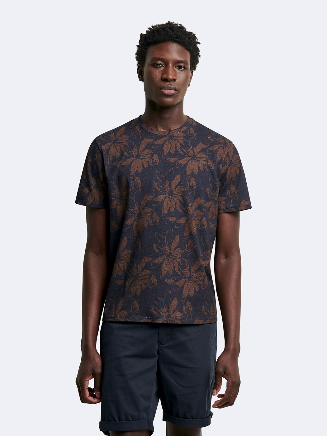 T-shirt 100% coton fleuri - DEVRED 1902