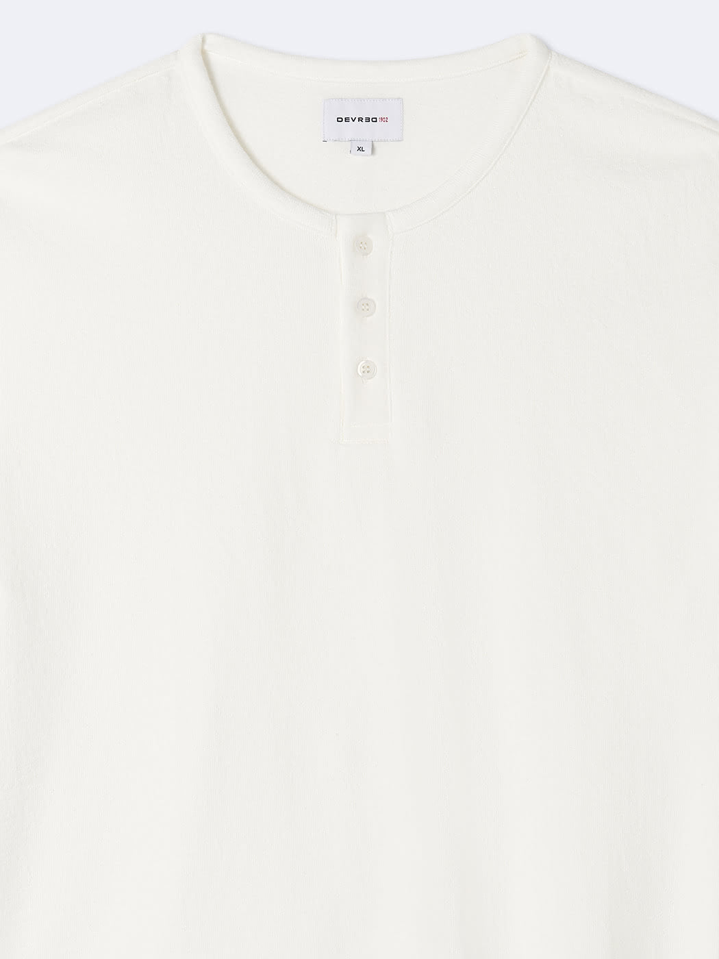 T-shirt 100% coton col tunisien - DEVRED 1902