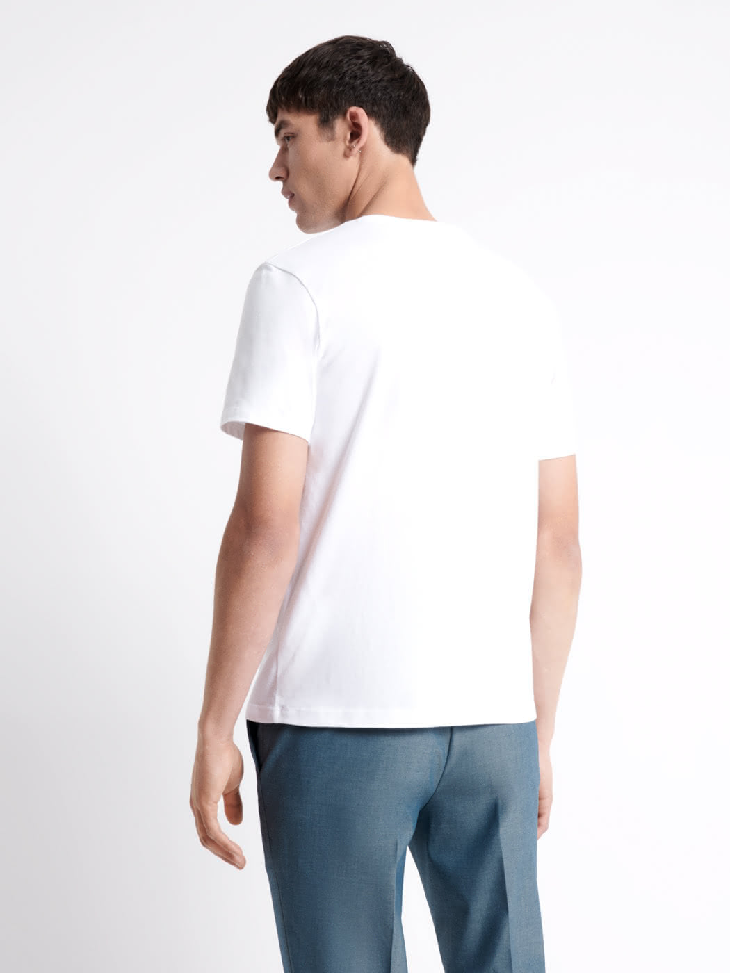 T-shirt col rond en coton fleuri - DEVRED 1902