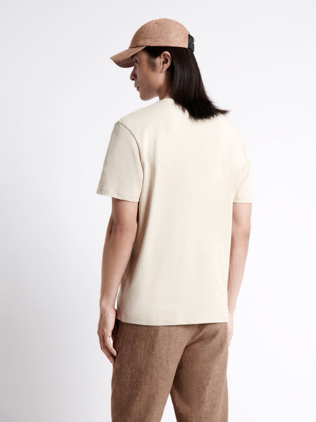 T-shirt col rond en coton à motif - DEVRED 1902