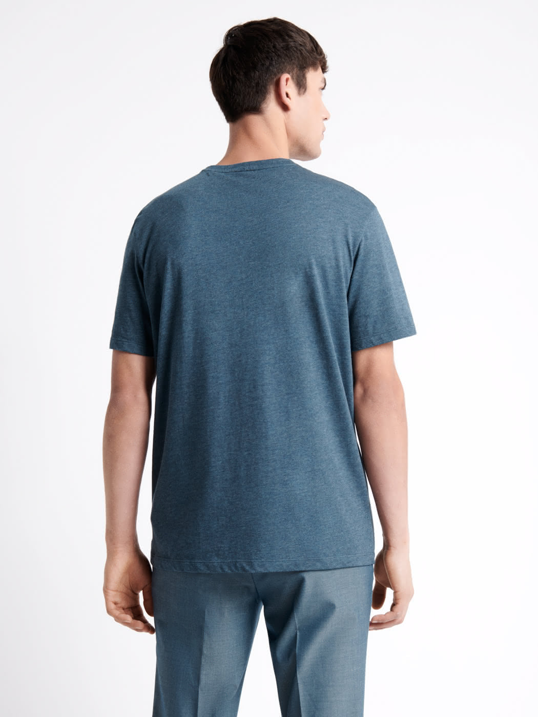 T-shirt col rond en coton fleuri - DEVRED 1902