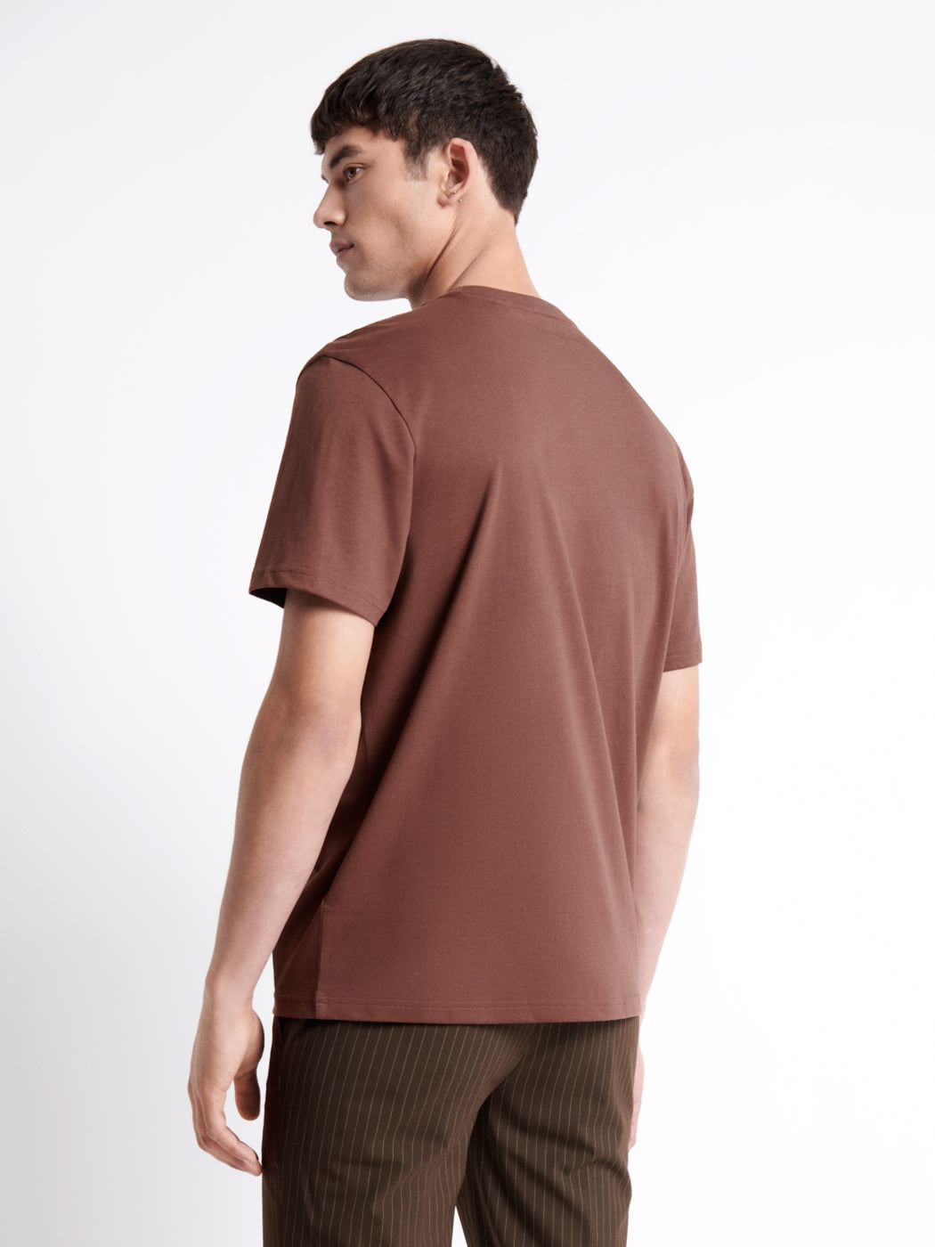 T-shirt col rond en coton à motif - DEVRED 1902