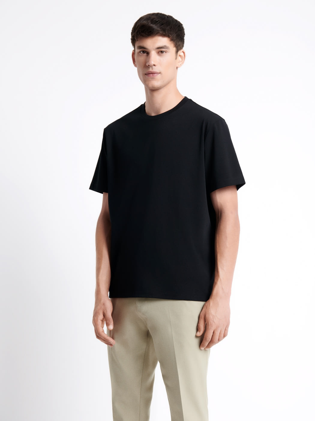 T-shirt col rond en coton relaxed fit - DEVRED 1902