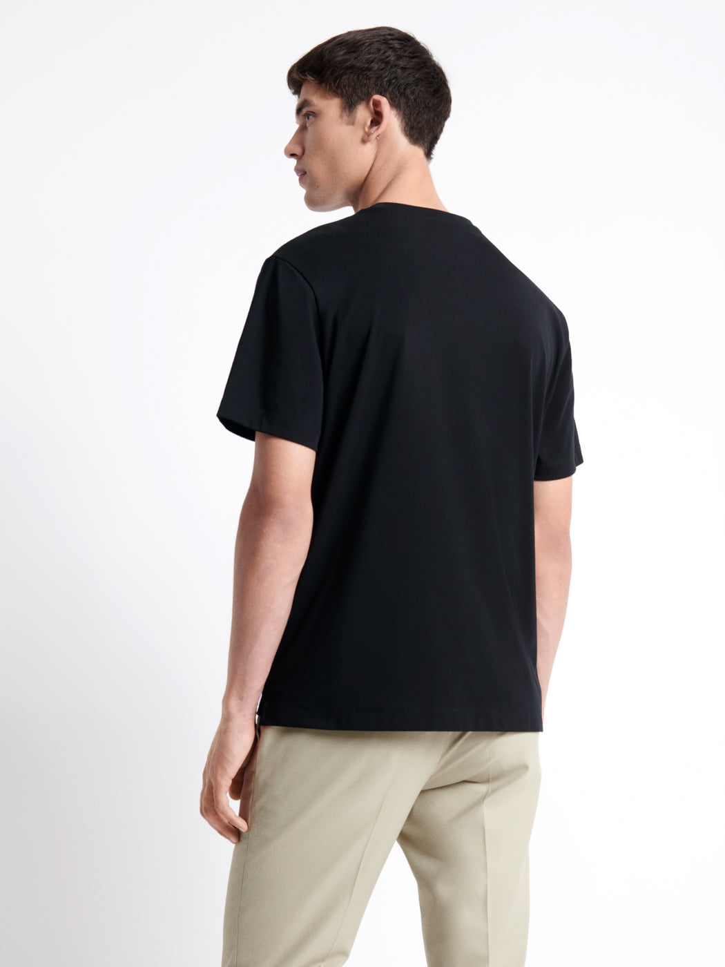 T-shirt col rond en coton relaxed fit - DEVRED 1902
