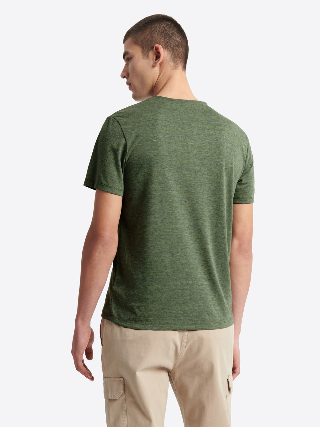 T-shirt col tunisien faux-uni en viscose - DEVRED 1902