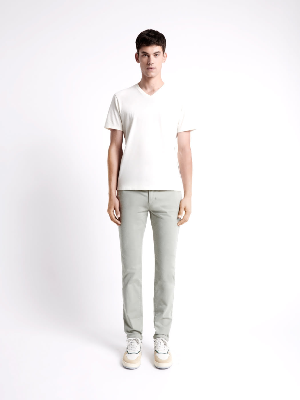 T-shirt col v 100% coton - DEVRED 1902