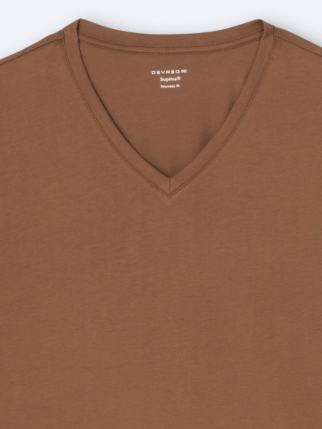 T-shirt col v 100% coton - DEVRED 1902