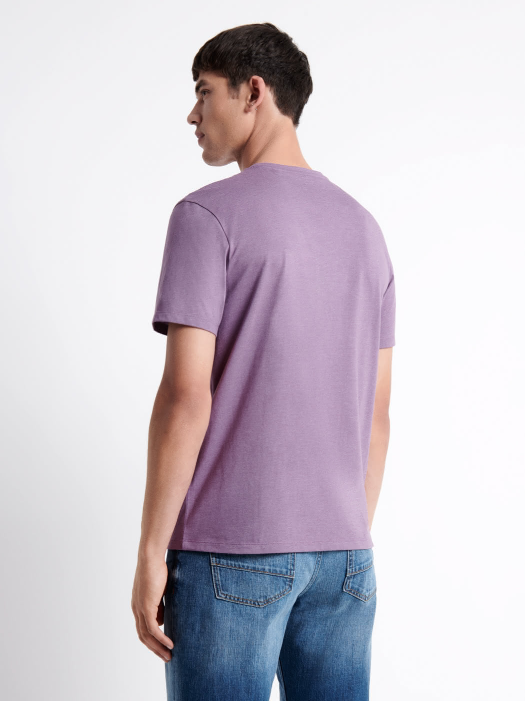 T-shirt col v en matière recyclée - DEVRED 1902