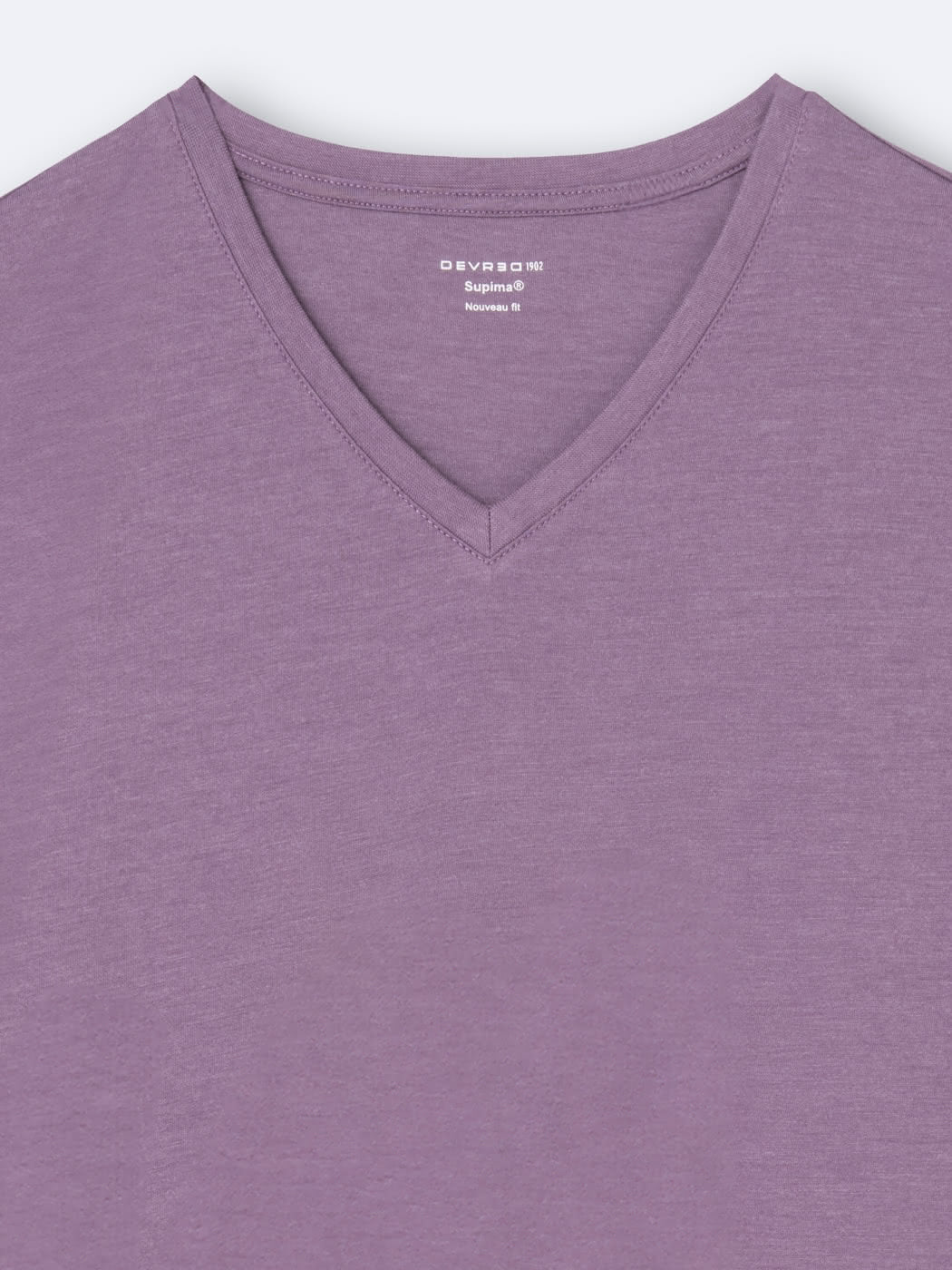 T-shirt col v en matière recyclée - DEVRED 1902