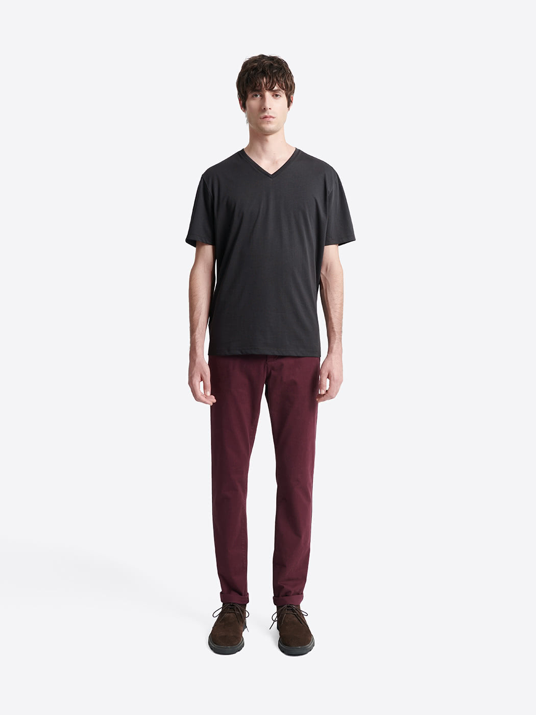 T-shirt col v 100% coton - DEVRED 1902