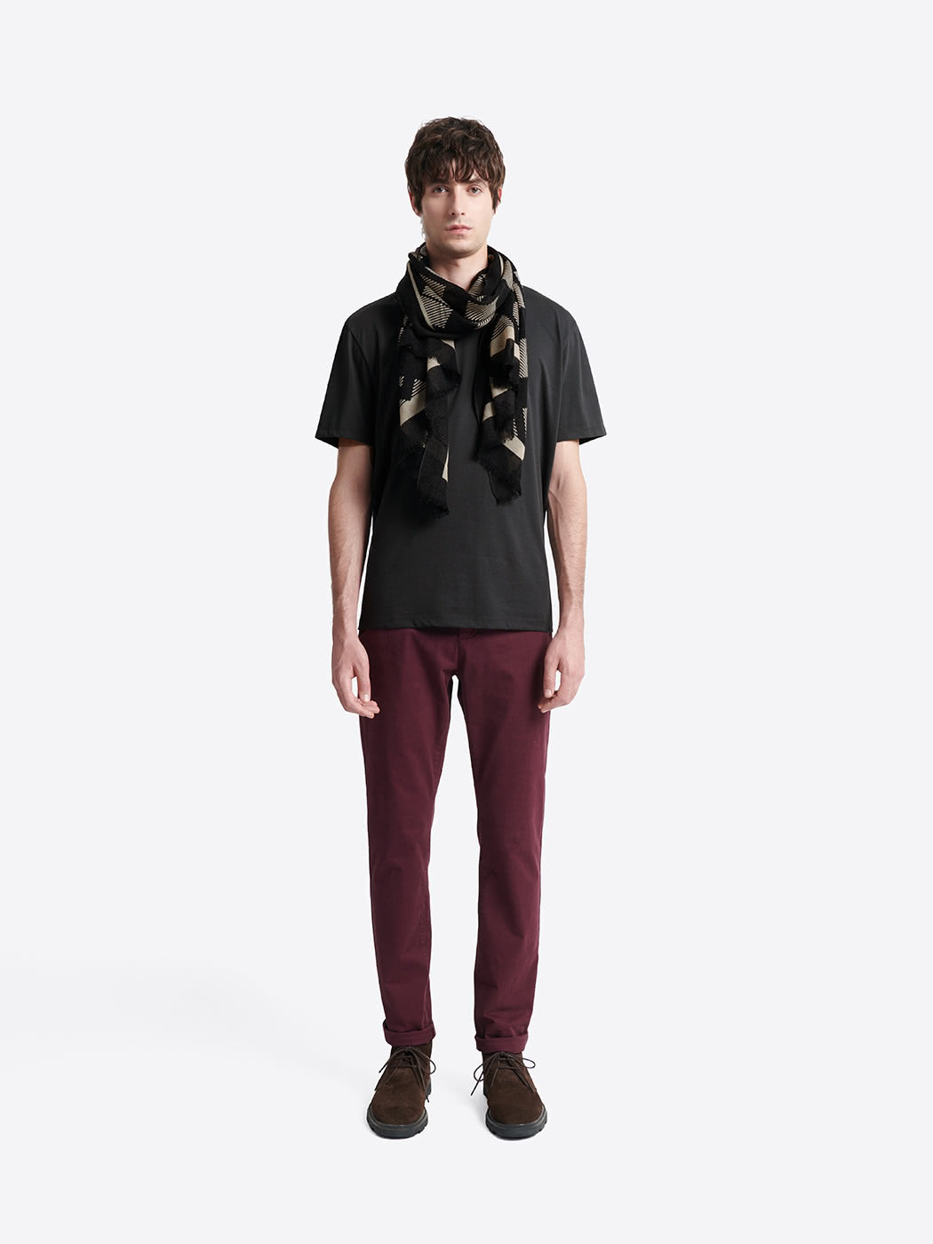 T-shirt col v 100% coton - DEVRED 1902