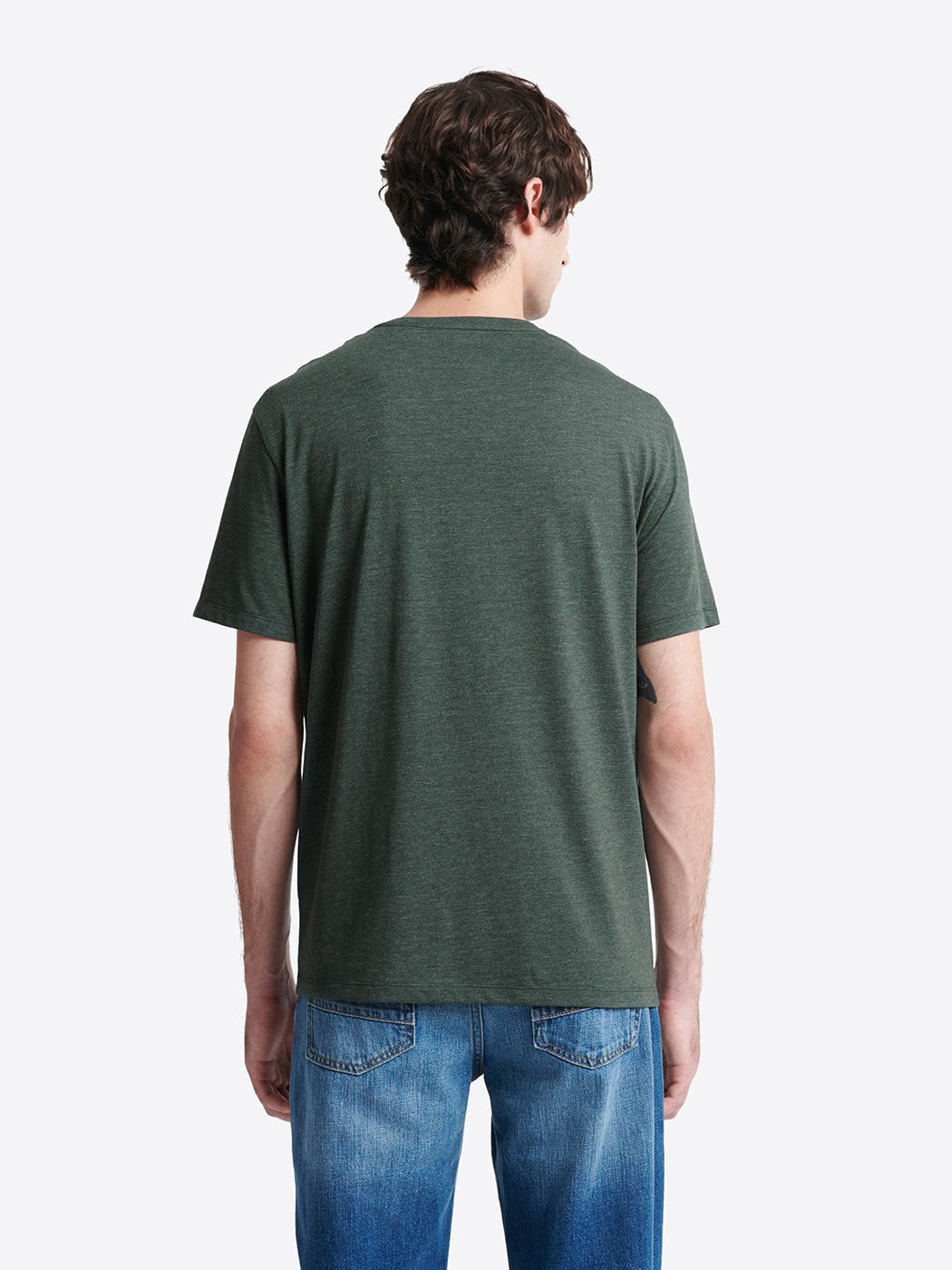 T-shirt col v en matière recyclée - DEVRED 1902
