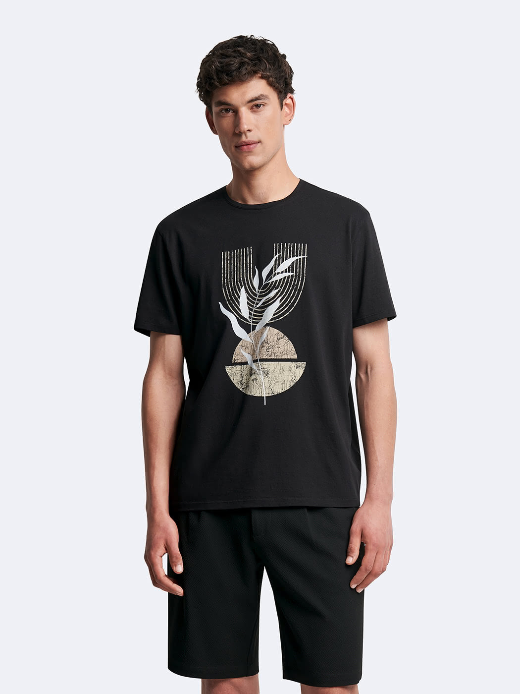 T-shirt 100% coton à motif devant - DEVRED 1902
