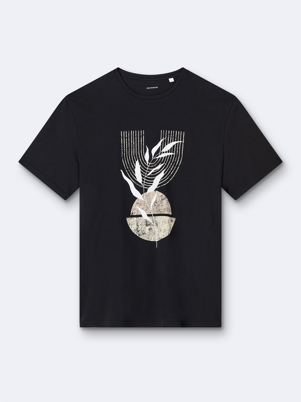 T-shirt 100% coton à motif devant - DEVRED 1902