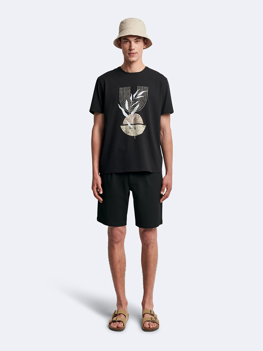 T-shirt 100% coton à motif devant - DEVRED 1902