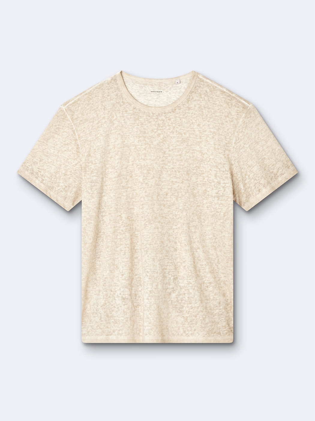 T-shirt col rond en coton faux-uni - DEVRED 1902