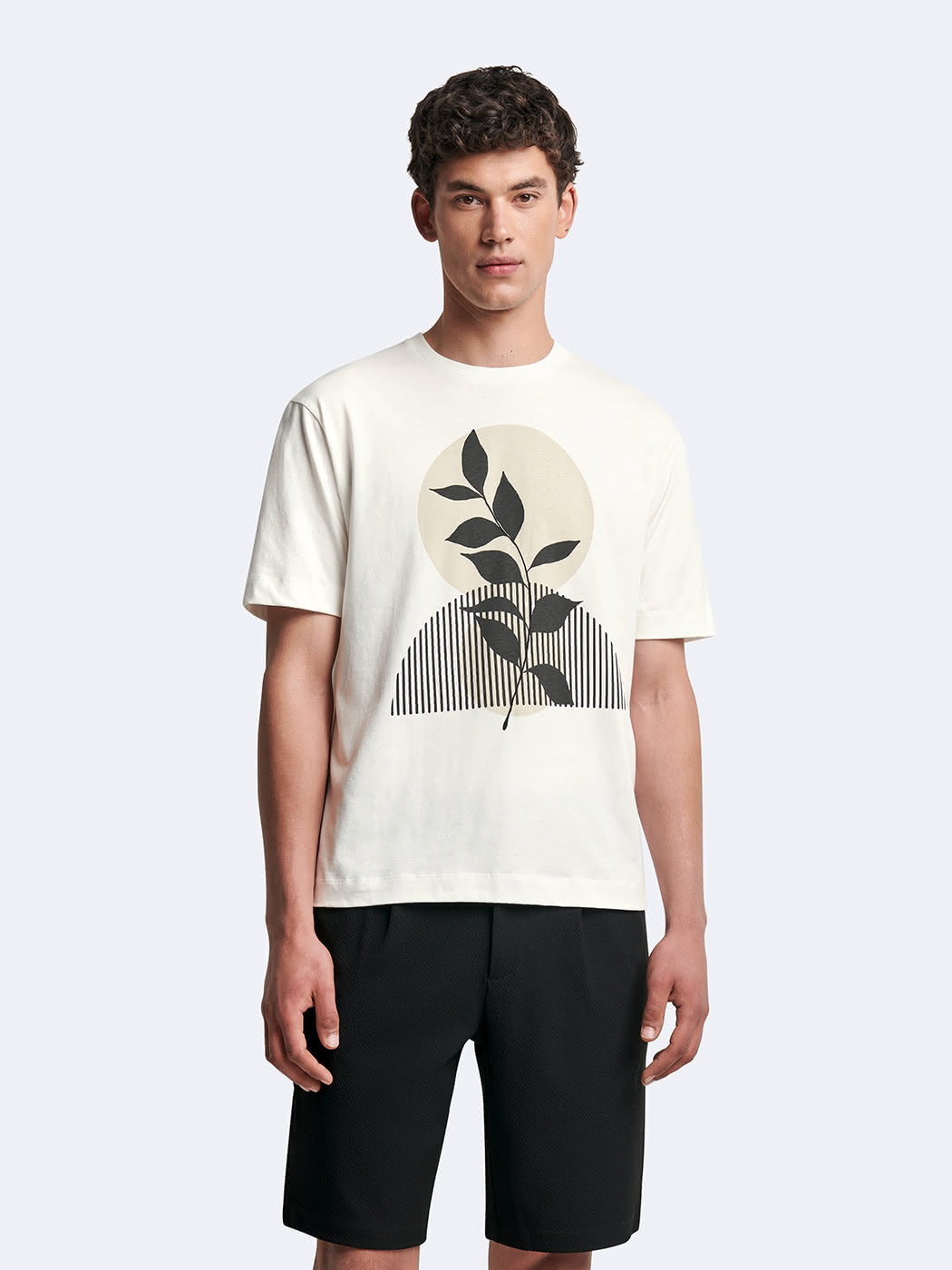 T-shirt 100% coton à motif devant - DEVRED 1902