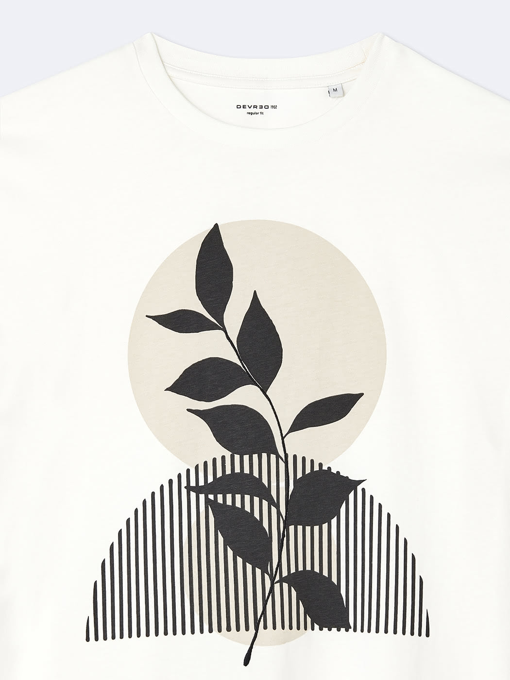 T-shirt 100% coton à motif devant - DEVRED 1902