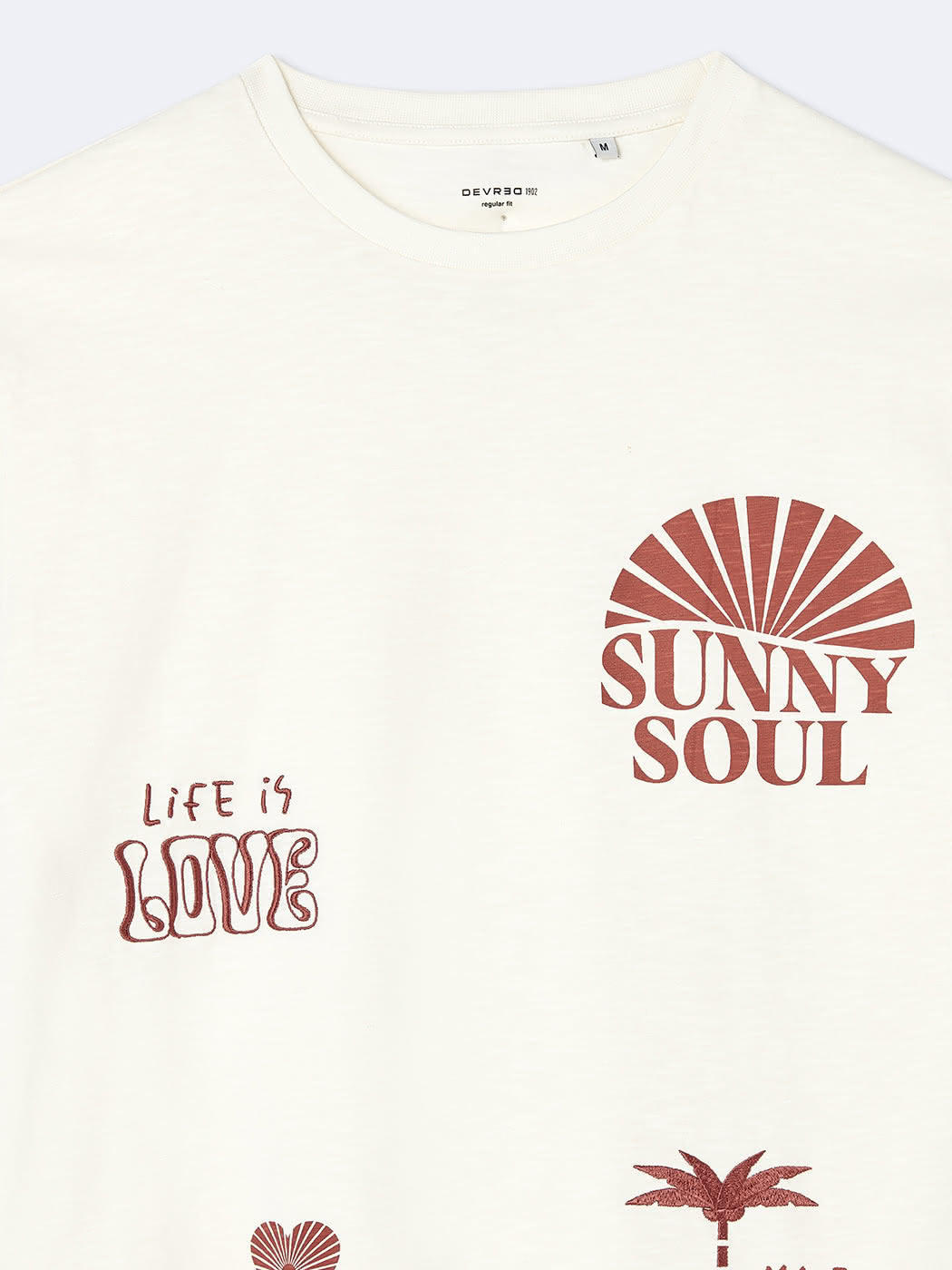 T-shirt col rond regular 100% coton - DEVRED 1902