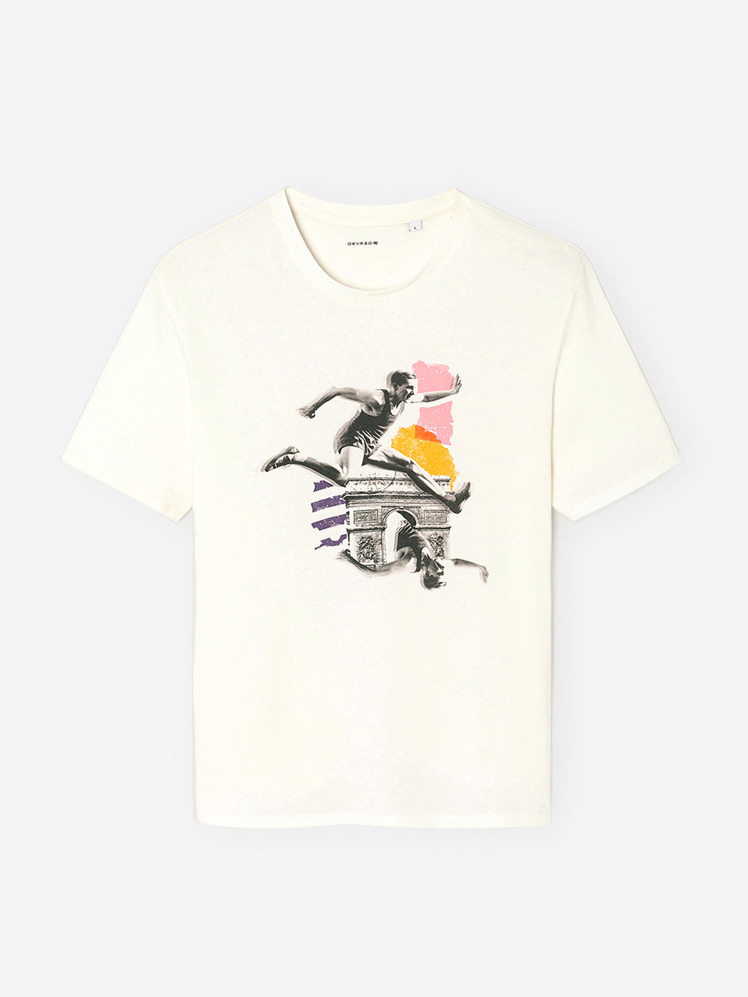 T-shirt col rond - capsule Double Jeux - DEVRED 1902