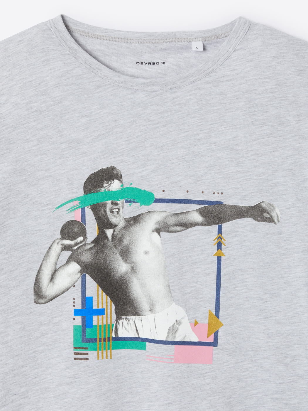 T-shirt col rond - capsule Double Jeux - DEVRED 1902