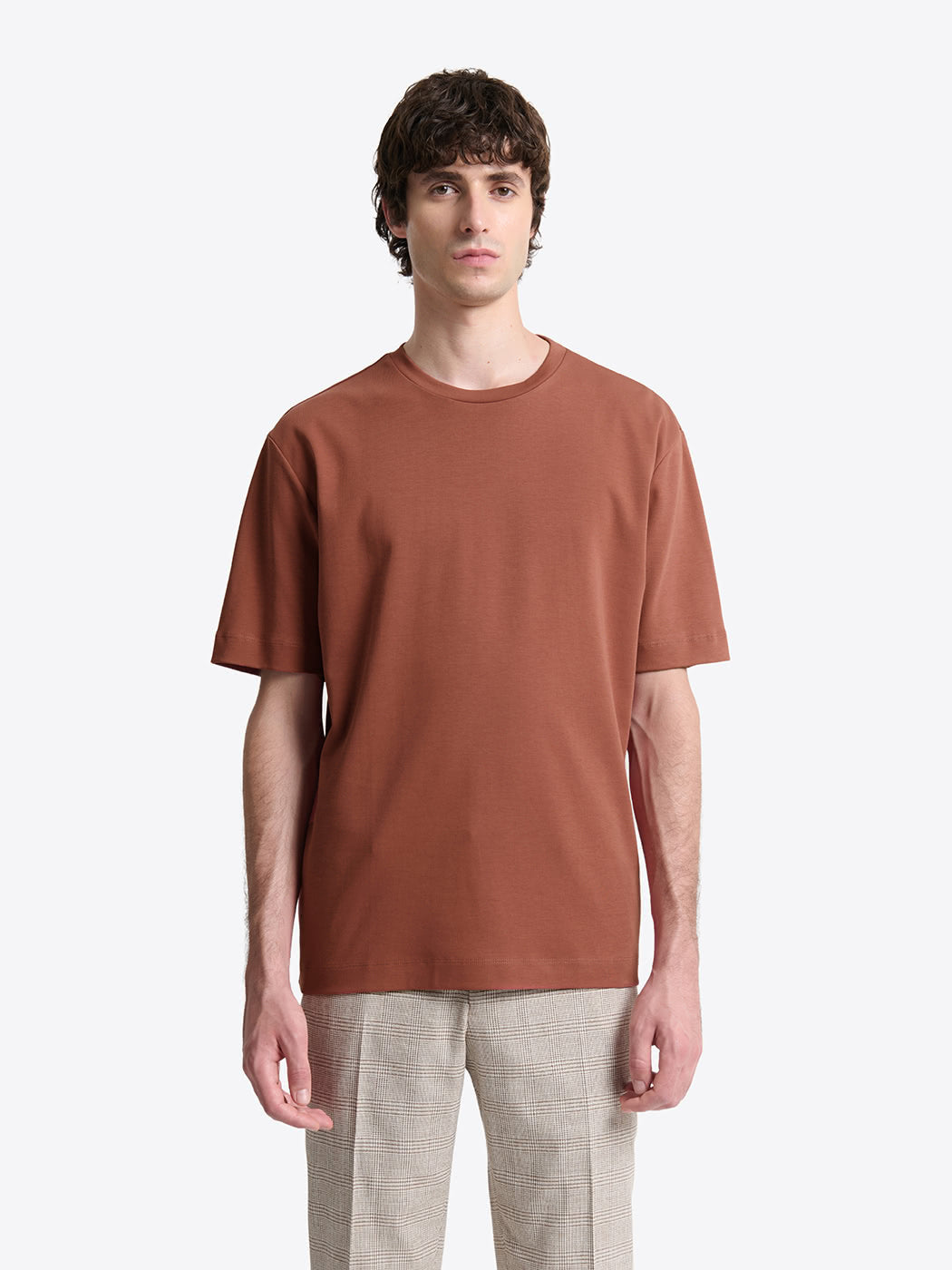 T-shirt col rond regular en coton - DEVRED 1902