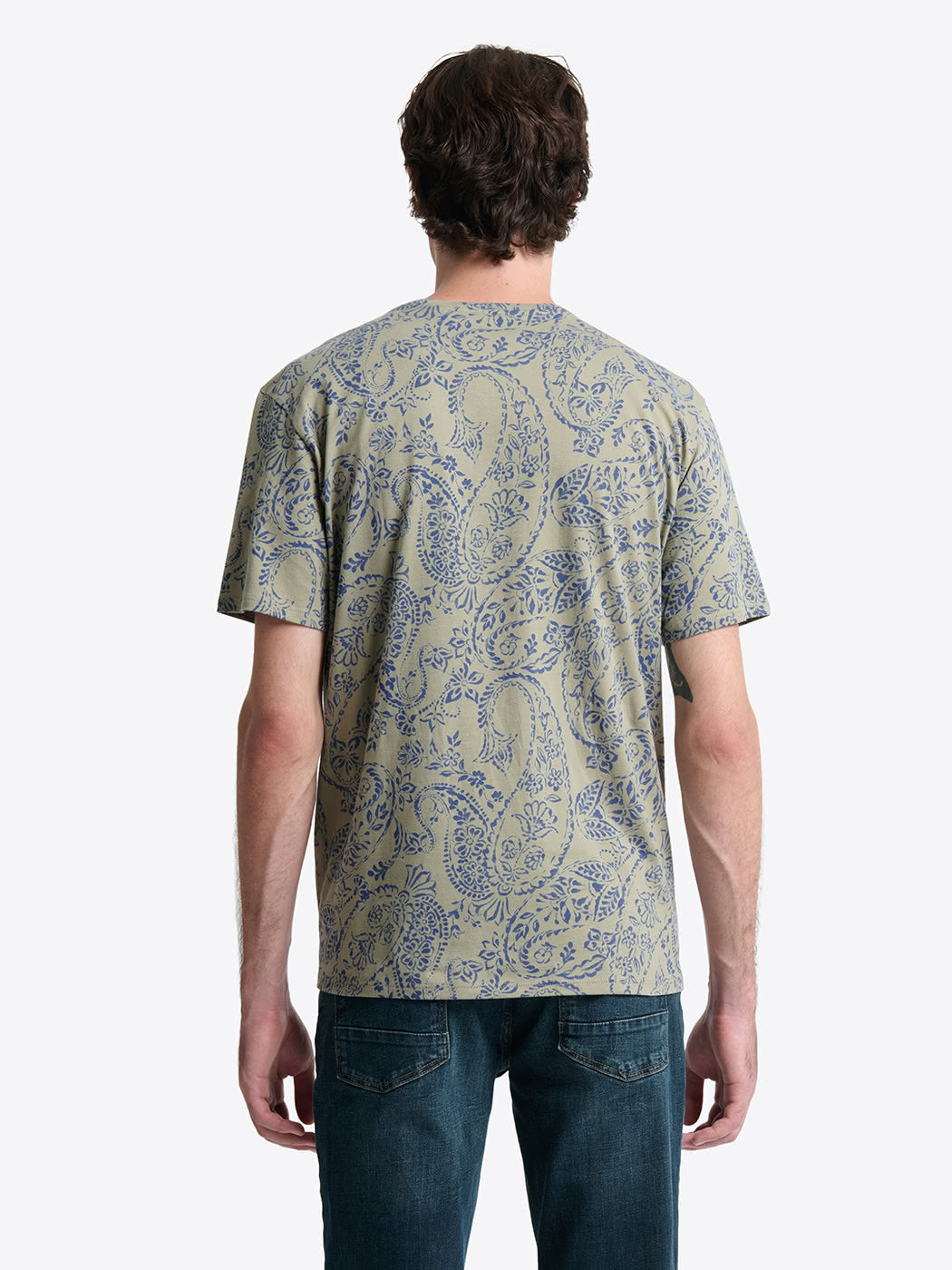 T-shirt col rond à motif en coton - DEVRED 1902