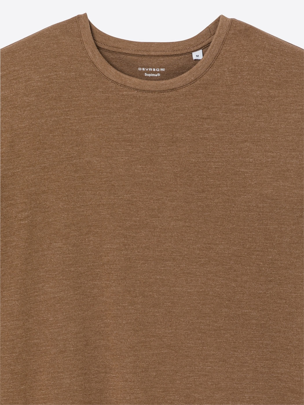 T-shirt col rond en coton Supima® - DEVRED 1902