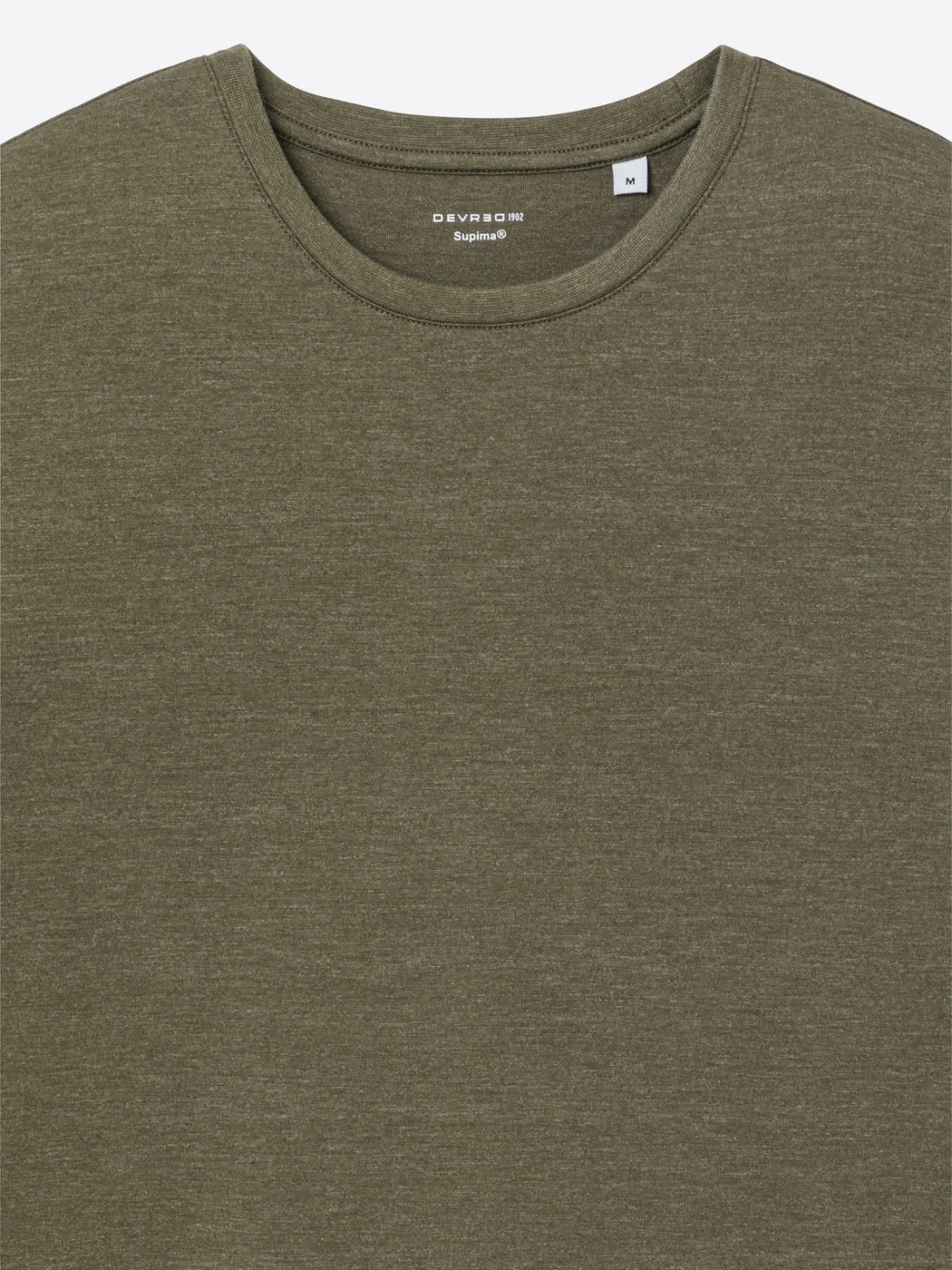 T-shirt col rond en coton Supima® - DEVRED 1902