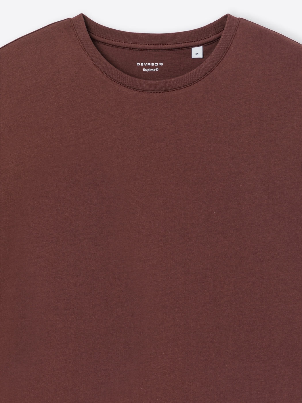 T-shirt col rond en coton Supima® - DEVRED 1902