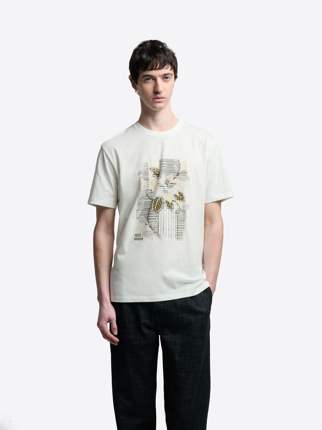 T-shirt col rond en coton - DEVRED 1902